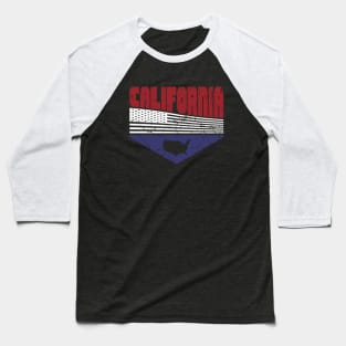 Retro Vintage California USA Baseball T-Shirt